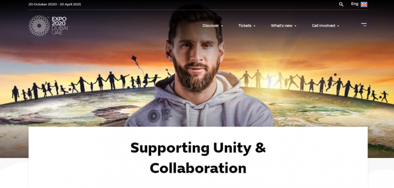 Lionel Messi is Expo 2020 Dubai’s global ambassador